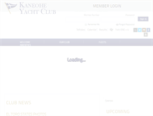 Tablet Screenshot of kaneoheyachtclub.com